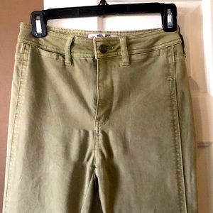 COPY - Green flare jeans